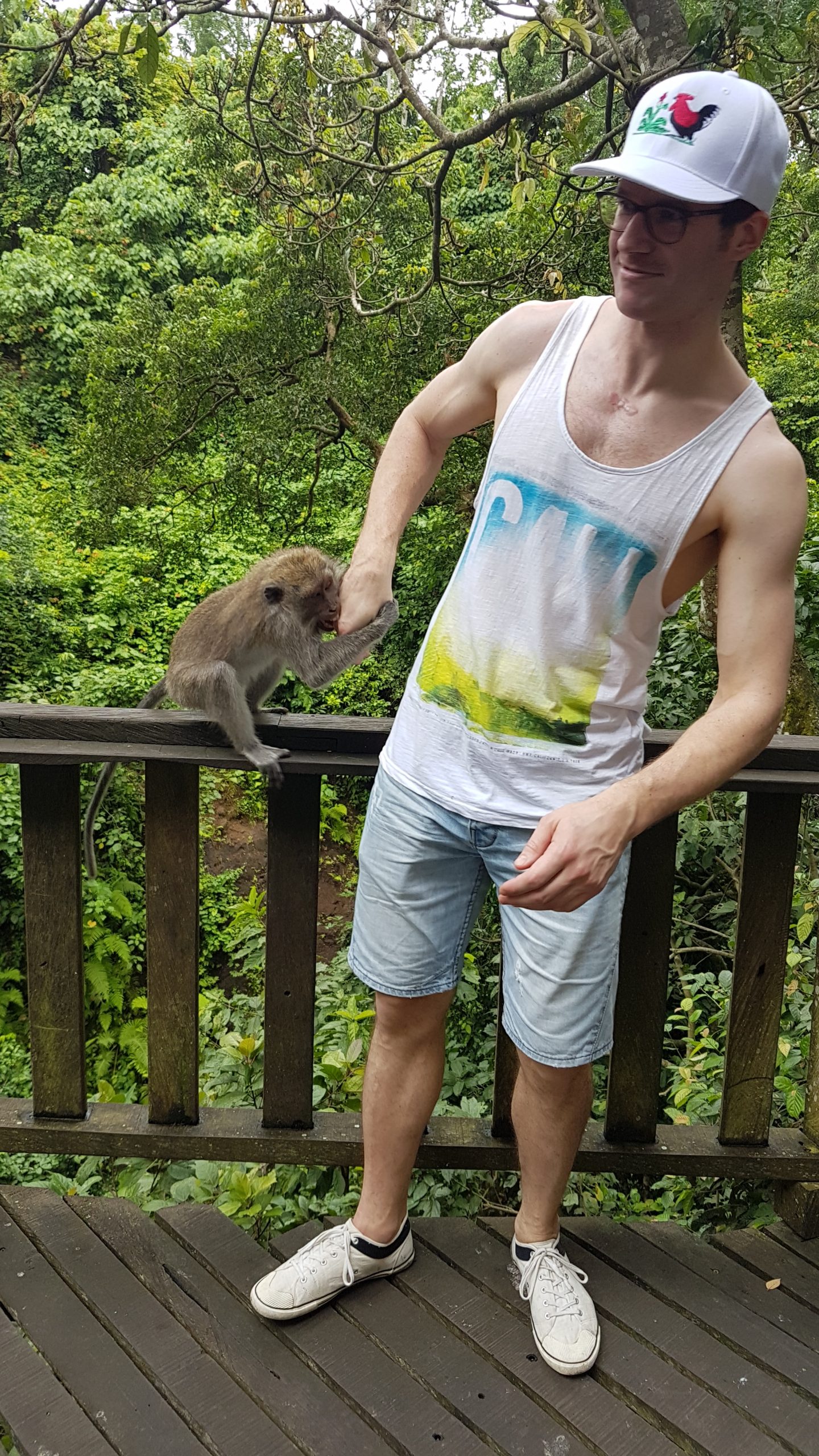 That monkey bite me!